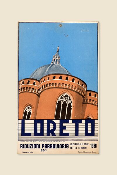 Locandina «Loreto», 1938, di Colombati