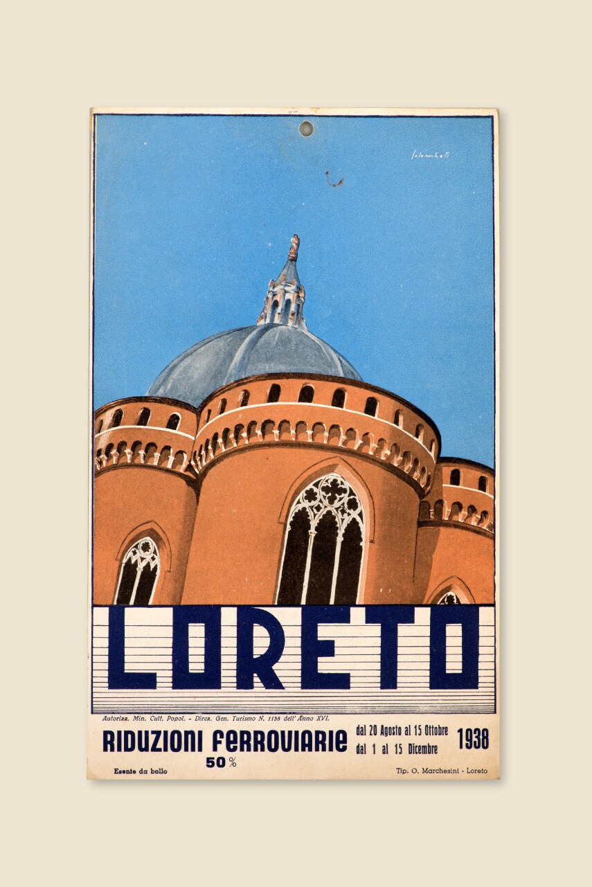 Locandina «Loreto», 1938, di Colombati