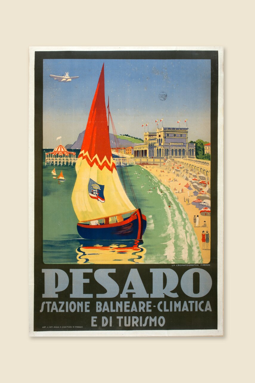 Manifesto «Pesaro», circa 1930-1939, autore anonimo